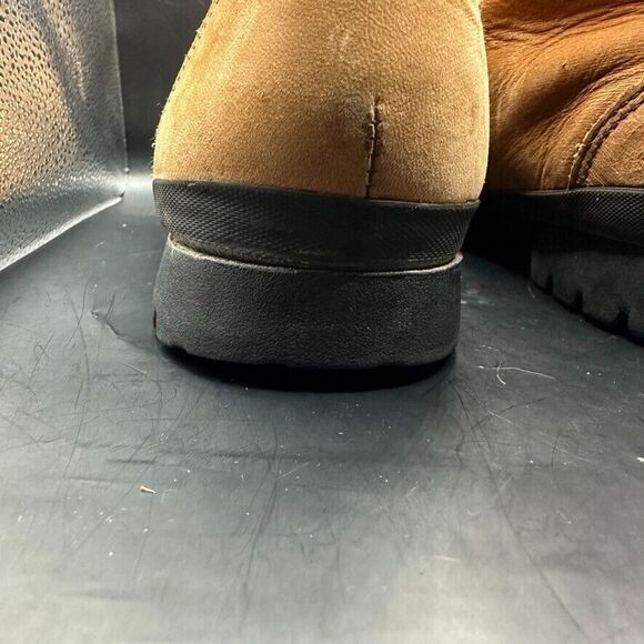 Timberland Boots Women 11 Leather Waterproof Brown Upper Black Sole Hiking - Picture 11 of 16